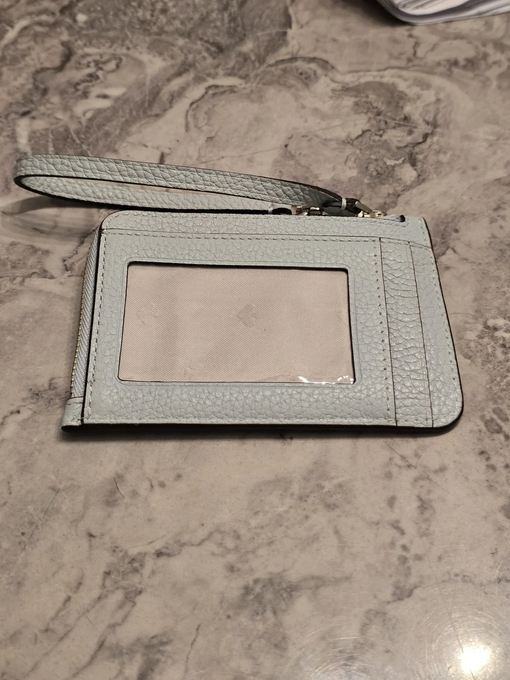 Kate Spade Leather Wristlet Card Holder with Key Ring 4 pc bundle